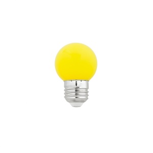 Bec LED E27 G45 galben 1W 17475