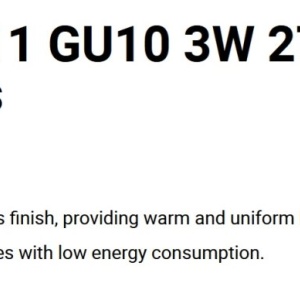 BEC mini GU10 MR11 3W 2700K - Img 2