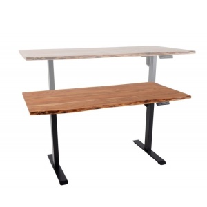 Birou cu inaltime reglabila electrica Mammut 160cm, salcam