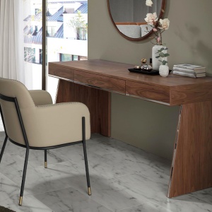 Birou elegant design LUX furnir de nuc Office Walnut - Img 6