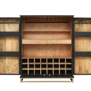 Bufet/ Bar design vintage GOLDEN SUNSET 140cm Mango - Img 8