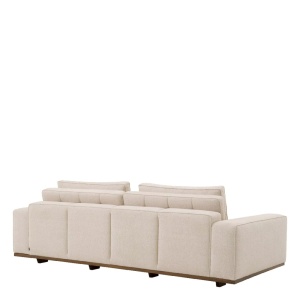 Canapea 2 locuri eleganta design LUX Aurora S, Nuoro beige - Img 5