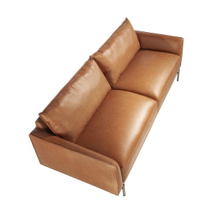 Canapea 3 locuri eleganta, design LUX Buffalo brown - Img 5