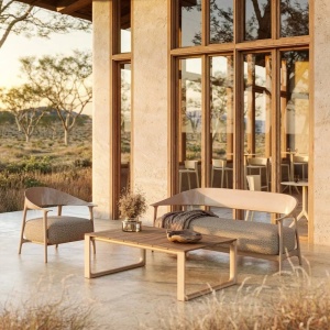 Canapea 3 locuri exterior AFRICA SOFA 3 mat - Img 17