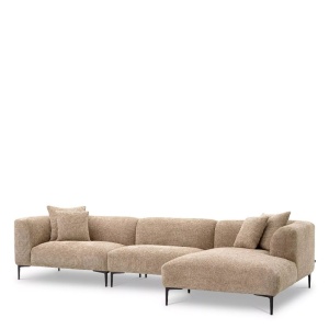 Canapea, Coltar modern design LUX Firenze, Lyssa sand