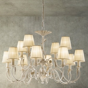 Candelabru 12 brate LUX realizat manual Greta 241030 universul-luminii.ro