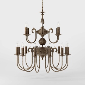 Candelabru 18 brate din alama stil clasic Petalo