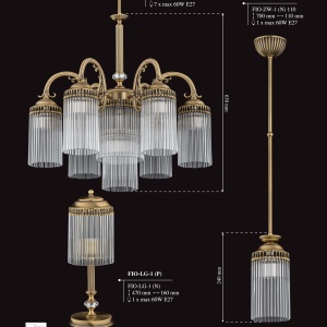 Candelabru 3 brate design clasic realizat manual Fiore - Img 4