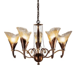 Candelabru 5 brate LUX design clasic realizat manual 316 Creamy
