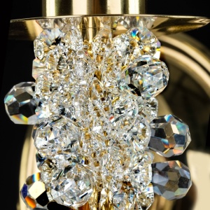 Candelabru 5 brate LUX design modern, Cristal Bohemia Exclusive TRINITY 01-CH 85740 universul-luminii.ro