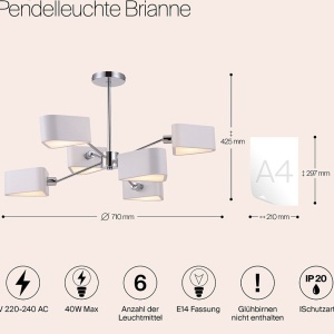 Candelabru 6 brate modern Brianne - Img 2
