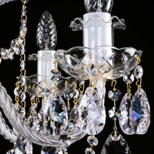 Candelabru 8 brate Cristal Bohemia Exclusive ALMA VIII. 44480 universul-luminii.ro