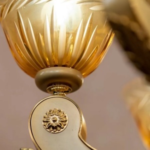 Candelabru 8 brate LUX realizat manual Eden 178260 universul-luminii.ro