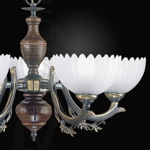 Candelabru clasic cu 5 brate design italian 2805 105090 universul-luminii.ro