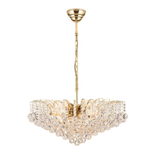 Candelabru cristal Asfour design lux KRISTALL KLASSISCH 10L gold/clear 161410 universul-luminii.ro