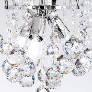 Candelabru cristal Asfour design lux KRISTALL KLASSISCH 3L chrome plated/clear 239390 universul-luminii.ro