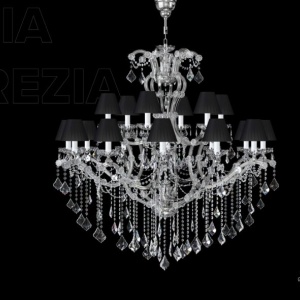 Candelabru Cristal Bohemia Exclusive 18 brate MARIA TEREZIA 130 - Img 2