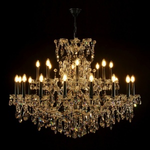 Candelabru Cristal Bohemia Exclusive 24 brate MARIA TEREZIA 75 - Img 5
