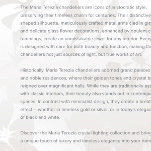 Candelabru Cristal Bohemia Exclusive 24 brate MARIA TEREZIA 75 - Img 15