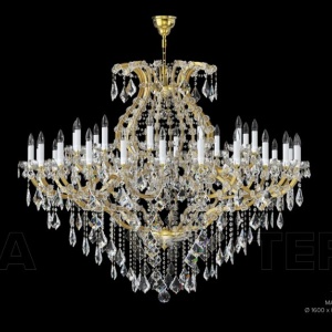 Candelabru Cristal Bohemia Exclusive 36 brate MARIA TEREZIA 76 - Img 2