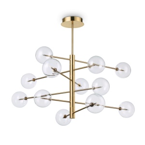 Candelabru design clasic EQUINOXE SP12 OTTONE, D-124cm 200125