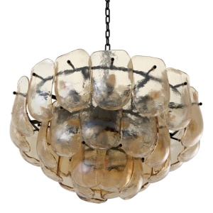 Candelabru design LUX, Sticla, Champagne, Gustave 244630 universul-luminii.ro