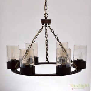 Candelabru design rustic diam.63cm Castelo 249017406 MW 68480 universul-luminii.ro