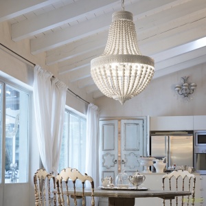 Candelabru design rustic MONET SP6 BIANCO 162751 - Img 4