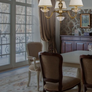 Candelabru din alama 3 brate design italian 6502 204470 universul-luminii.ro