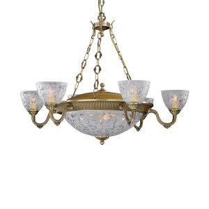 Candelabru din alama 6 brate design italian 10L 6252 102230 universul-luminii.ro