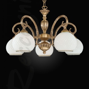 Candelabru din alama cu 5 brate design italian 8500 107610 universul-luminii.ro