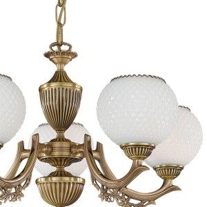 Candelabru din alama cu 5 brate design italian 8650 107720 universul-luminii.ro