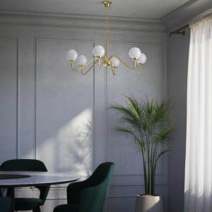 Candelabru din alama stil modern Art Deco Incanto - Img 17