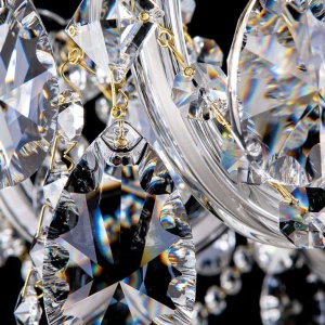 Candelabru elegant cu 10 brate Cristal Bohemia Exclusive ELSA X. CE 178930 universul-luminii.ro