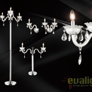 Candelabru elegant cu 10 brate design clasic Teejay 64118-10 GL - Img 4