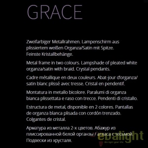 Candelabru elegant design clasic cu 8 brate Grace bronz MYRC247-PL-08-R 173520 universul-luminii.ro
