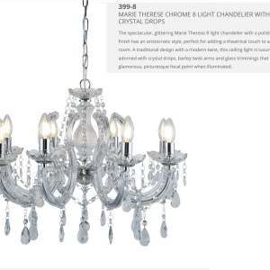 Candelabru elegant design clasic Marie Theresea 8L 399-8 SRT - Img 6