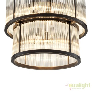 Candelabru elegant design LUX Pasadena, bronz 111593 HZ 62430 universul-luminii.ro