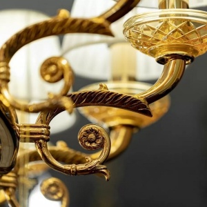 Candelabru elegant LUX realizat manual Michelangelo 240110 universul-luminii.ro