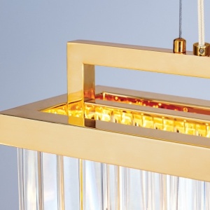 Candelabru, Lustra LED design LUX PRISM, 24K gold plated 197310 universul-luminii.ro