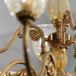 Candelabru LUX design clasic realizat manual Amanda 12L 225300 universul-luminii.ro
