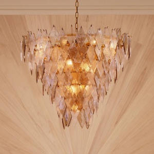 Candelabru LUX, Sticla Realizata Manual, Rhombus L 167620 universul-luminii.ro