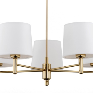Candelabru modern design elegant PONTE 5L crem - Img 3