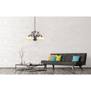Candelabru rustic metal ruginiu VENEZIA 249180 universul-luminii.ro
