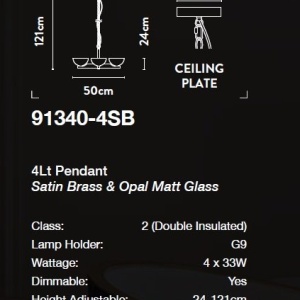 Candelabru stil clasic Belle D-50cm 148100 universul-luminii.ro