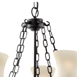 Candelabru stil rustic Cartwheel 5L 0815-5BK SRT - Img 4