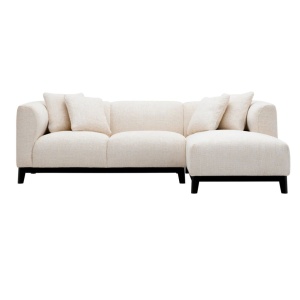 Coltar LUX design LUX cu sezlong dreapta Corso Lounge, Lyssa off-white