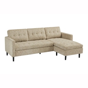 Coltar modern, Tesatura Structurata Bej STOCKHOLM 220cm