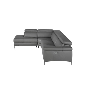 Coltar stanga design italian LUX tapitat cu piele naturala Alfredo - Img 6