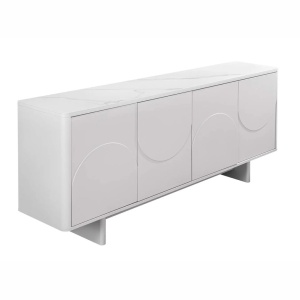 Comoda cu blat ceramic SAVOY 180cm alb